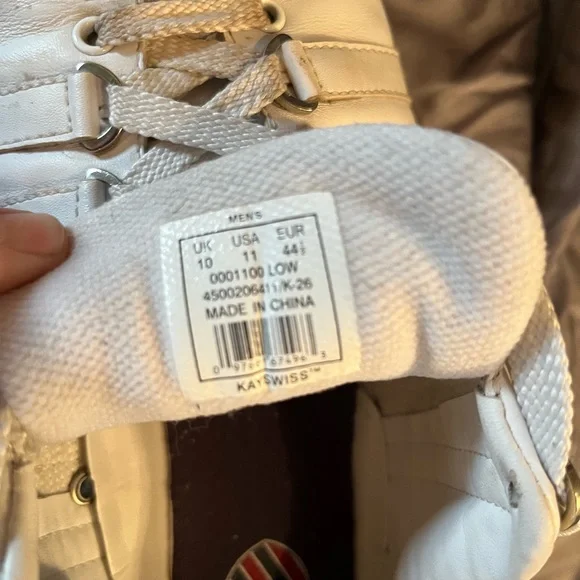 Men’s all white K-Swiss classics. 11 - Picture 7 of 8